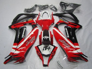 2011-2015 Black Red 84 Kawasaki ZX10R Motorcycle Fairings Kits