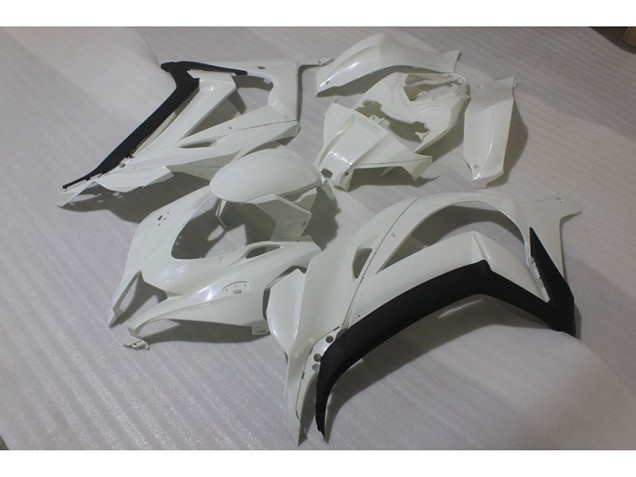 Abs 2016-2019 White Kawasaki ZX10R Motorcycle Fairings