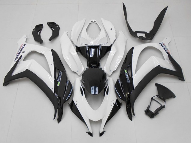 Abs 2016-2019 White Black Kawasaki ZX10R Motorcycle Fairing