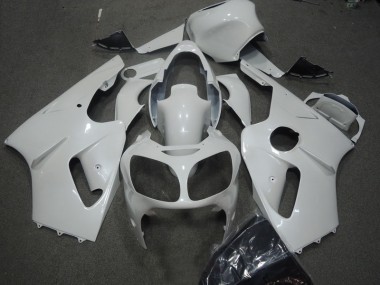 Abs 2000-2001 White Kawasaki ZX12R Motorcycle Fairing