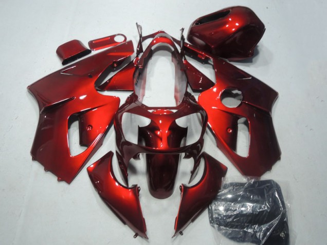 Abs 2000-2001 Red Kawasaki ZX12R Motorcycle Fairing Kit