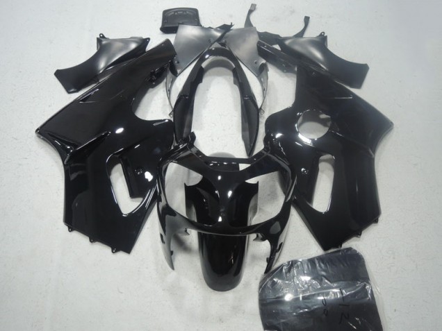 2002-2006 Black Kawasaki ZX12R Moto Fairings