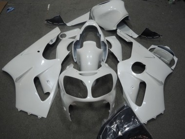 Abs 2002-2006 White Kawasaki ZX12R Motorcyle Fairings