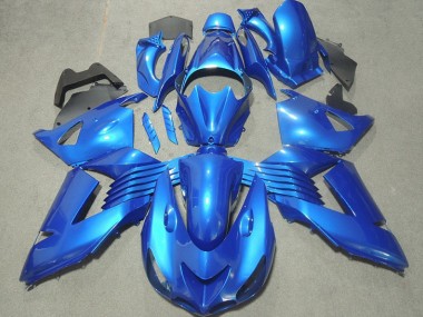 Abs 2006-2011 Blue Kawasaki ZX14R ZZR1400 Motorcylce Fairings