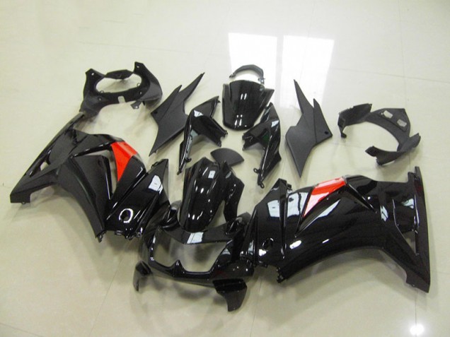 Abs 2008-2012 Black Kawasaki ZX250R Motorcylce Fairings