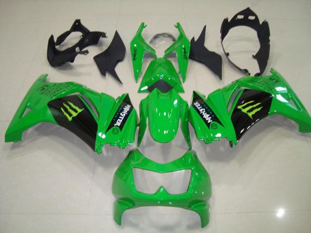 2008-2012 Green Monster Kawasaki ZX250R Motorcycle Fairing Kit 2008-2012 Green Monster Kawasaki ZX250R Motorcycle Fairing Kit