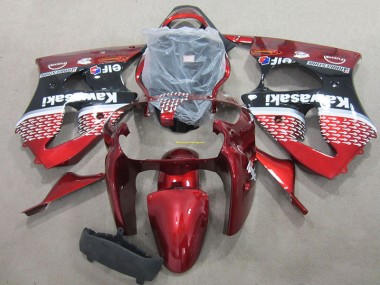 Abs 2000-2002 Red Kawasaki ZX6R Bike Fairing