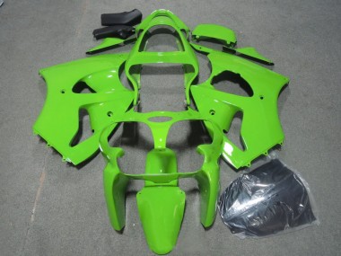 Abs 2000-2002 Green Kawasaki ZX6R Motorcycle Fairings Kits