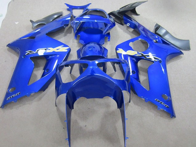 Abs 2003-2004 Blue 636 Kawasaki ZX6R Motorcycle Fairing Kits