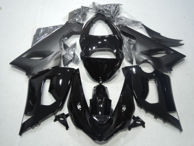 2005-2006 Black Kawasaki ZX6R Motorbike Fairing 2005-2006 Black Kawasaki ZX6R Motorbike Fairing