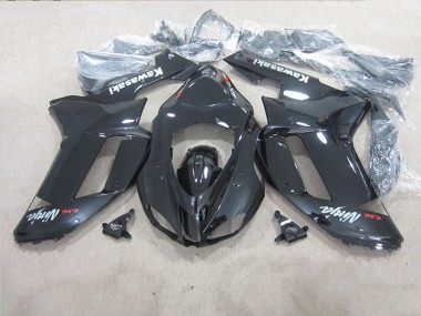 Abs 2007-2008 Black Ninja 636 Kawasaki ZX6R Moto Fairings