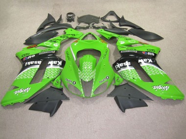 Abs 2007-2008 Green Touch 4 Kawasaki ZX6R Motorcycle Fairing Kits