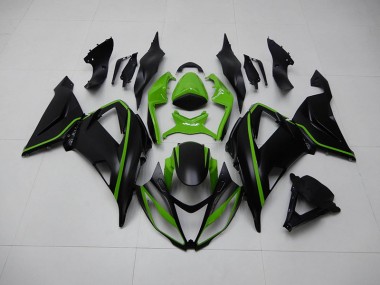 Abs 2013-2018 Black Green Kawasaki ZX6R Replacement Motorcycle Fairings