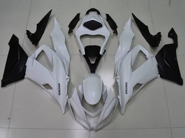 2013-2018 White Black 636 Kawasaki ZX6R Motorbike Fairing Kits