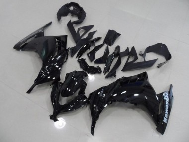 Abs 2013-2016 Black Kawasaki ZX300R Motor Bike Fairings