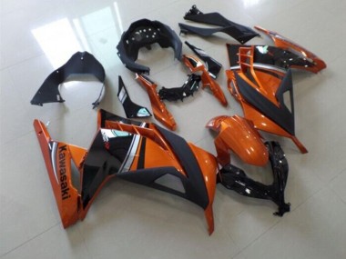 Abs 2013-2016 Black Orange Kawasaki ZX300R Motor Fairings