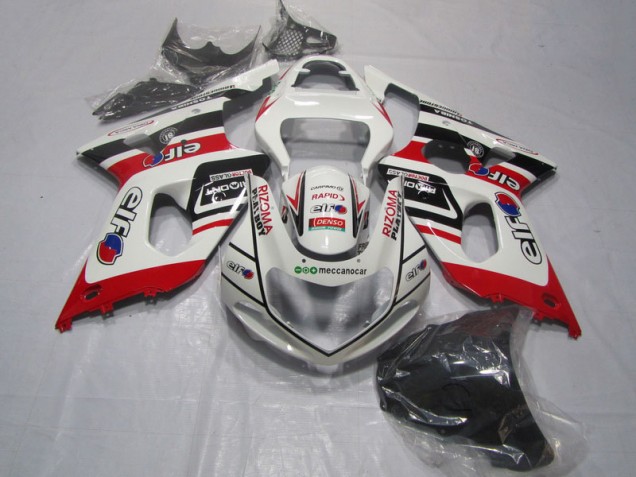 Abs 2000-2002 White Red Rizoma Playboy Suzuki GSXR1000 Motorcylce Fairings