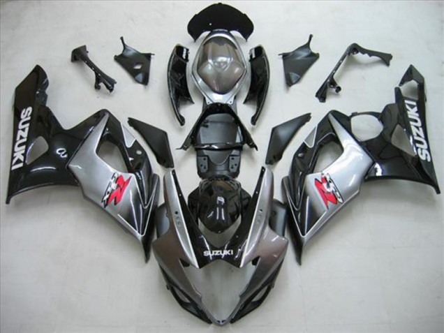 Abs 2005-2006 Black Silver Suzuki GSXR1000 Motorcycle Fairing