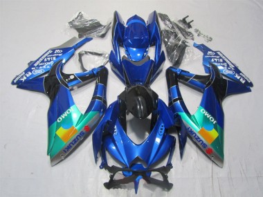 Abs 2007-2008 Blue Black Green Jomo Suzuki GSXR1000 Motorcycle Bodywork