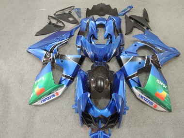 2009-2016 Blue Green JOMO Suzuki GSXR1000 Motorcycle Replacement Fairings
