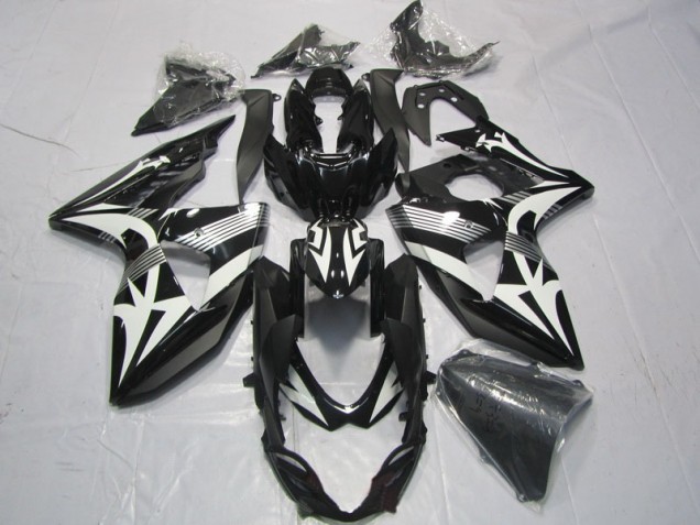 2009-2016 Black White Suzuki GSXR1000 Motorcyle Fairings