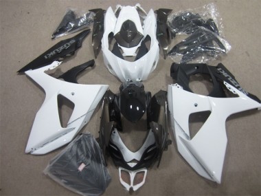 Abs 2009-2016 White Black Suzuki GSXR1000 Motorcycle Fairing