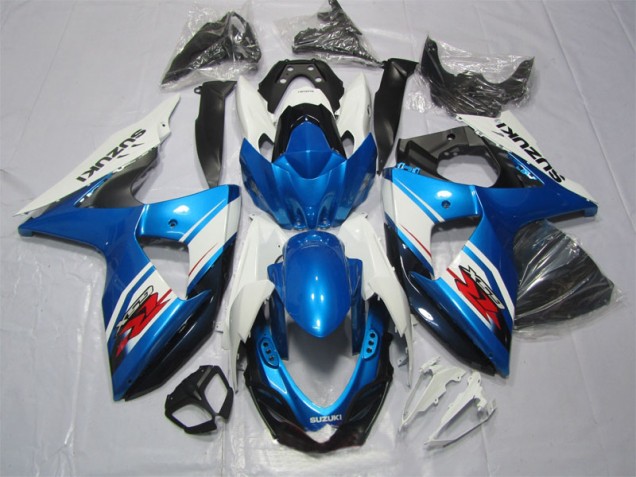 Abs 2009-2016 Blue White Suzuki GSXR1000 Replacement Motorcycle Fairings