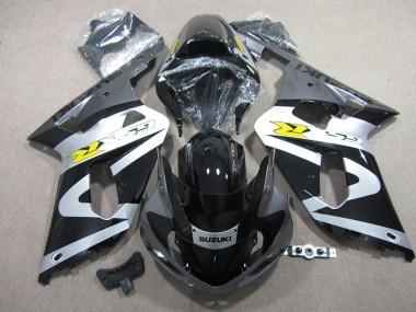 Abs 2001-2003 Black White Suzuki GSXR600 Motorbike Fairing Kits