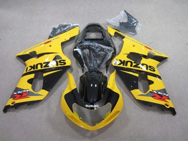 Abs 2001-2003 Yellow Black Suzuki GSXR600 Motorcycle Fairings Kits
