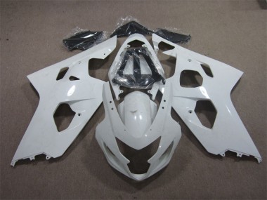 Abs 2004-2005 White Suzuki GSXR600 Bike Fairings