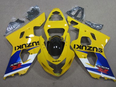 Abs 2004-2005 Yellow Blue Suzuki GSXR600 Motor Bike Fairings