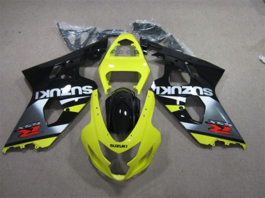 Abs 2004-2005 Yellow Black Suzuki GSXR600 Motorcycle Bodywork