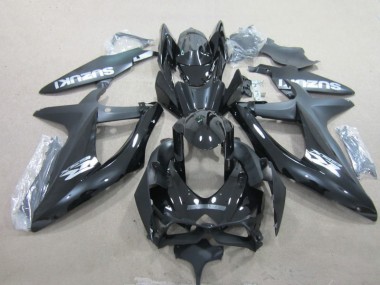 Abs 2008-2010 Black Suzuki GSXR600 Motorbike Fairing