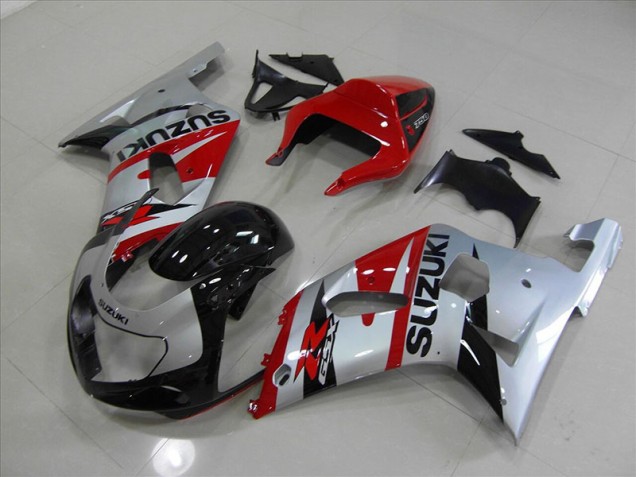 2001-2003 Black Red Suzuki GSXR750 Moto Fairings 2001-2003 Black Red Suzuki GSXR750 Moto Fairings