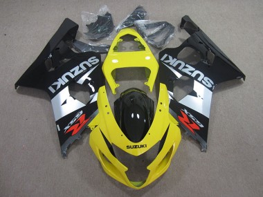 2004-2005 Yelow Black Silver Suzuki GSXR750 Motorcycle Replacement Fairings