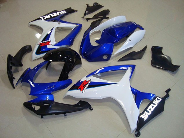 2006-2007 Blue White Black Suzuki GSXR750 Motorcylce Fairings 2006-2007 Blue White Black Suzuki GSXR750 Motorcylce Fairings