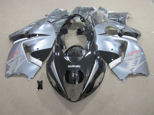 Abs 1996-2007 Black Silver Suzuki GSXR1300 Hayabusa Motorcyle Fairings