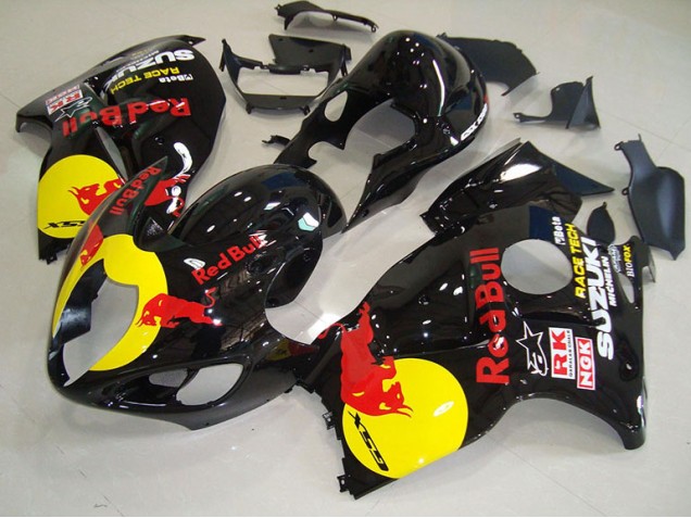1996-2007 Black Yellow Red Bull Suzuki GSXR1300 Hayabusa Motorcycle Fairing Kits 1996-2007 Black Yellow Red Bull Suzuki GSXR1300 Hayabusa Motorcycle Fairing Kits