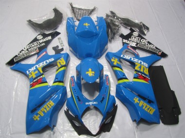 Abs 2007-2008 Blue Rizla Suzuki GSXR1000 Motorbike Fairing