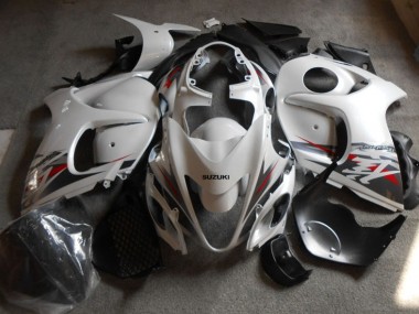 Abs 2008-2019 White Black Suzuki GSXR1300 Hayabusa Motorcycle Fairings Kits