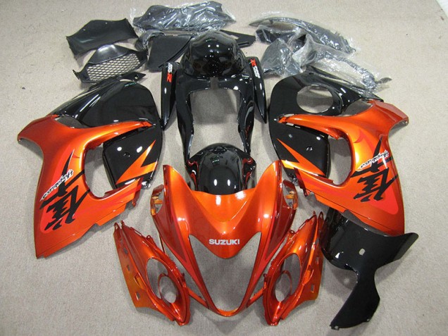 2008-2019 Orange Black Suzuki GSXR1300 Hayabusa Motorcylce Fairings 2008-2019 Orange Black Suzuki GSXR1300 Hayabusa Motorcylce Fairings