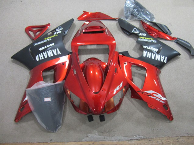 1998-1999 Red Black White Decal Yamaha YZF R1 Bike Fairings 1998-1999 Red Black White Decal Yamaha YZF R1 Bike Fairings