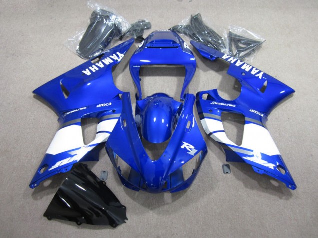 1998-1999 Blue White Decal Yamaha YZF R1 Moto Fairings 1998-1999 Blue White Decal Yamaha YZF R1 Moto Fairings