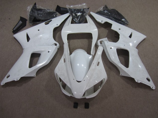 Abs 1998-1999 White Yamaha YZF R1 Motorcycle Replacement Fairings