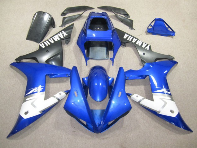 Abs 2002-2003 Blue White Yamaha YZF R1 Bike Fairing Kit