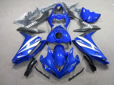 Abs 2007-2008 Blue White Yamaha YZF R1 Motorcycle Fairings