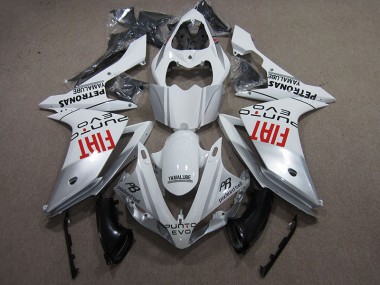 2009-2011 White Black PB Red Fiat Yamaha YZF R1 Motorcycle Fairing Kits