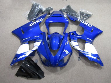 2009-2011 Blue White Yamaha YZF R1 Moto Fairings