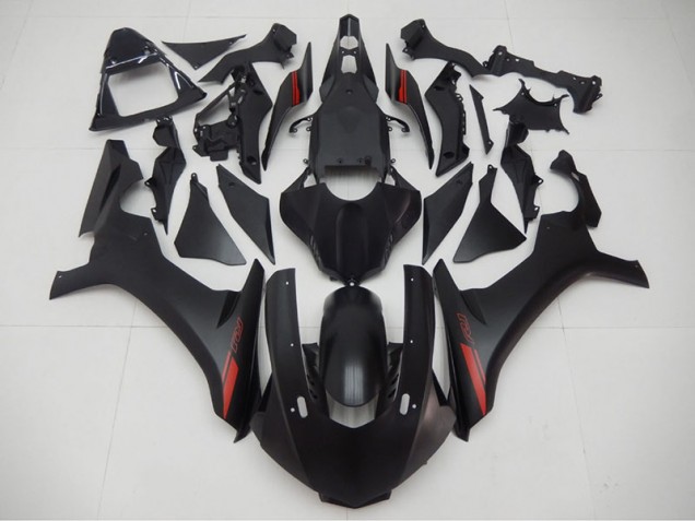 Abs 2015-2019 Black Red Yamaha YZF R1 Motorcycle Fairings Kit