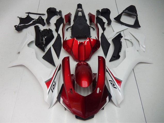 Abs 2015-2019 Red White Yamaha YZF R1 Bike Fairings